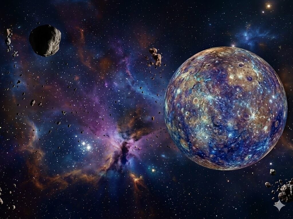Why is Mercury called the 'Water Star' in Eastern culture when there is no water on it?